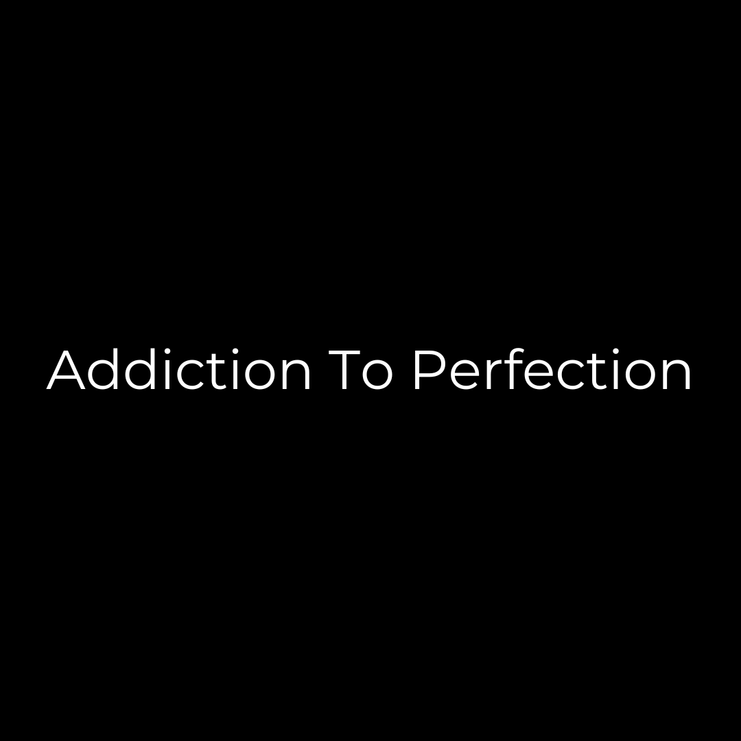 You Can't Find Love Because You're Addicted To Perfection - Rafael Krüger